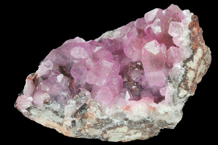 Cobaltoan Calcite Crystal Cluster - Bou Azzer, Morocco #133195